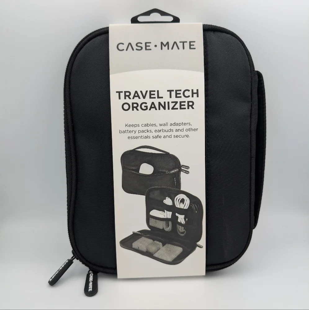 Case-Mate Black Tech Organizer Bag